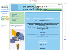Tablet Screenshot of kladkostroje.org